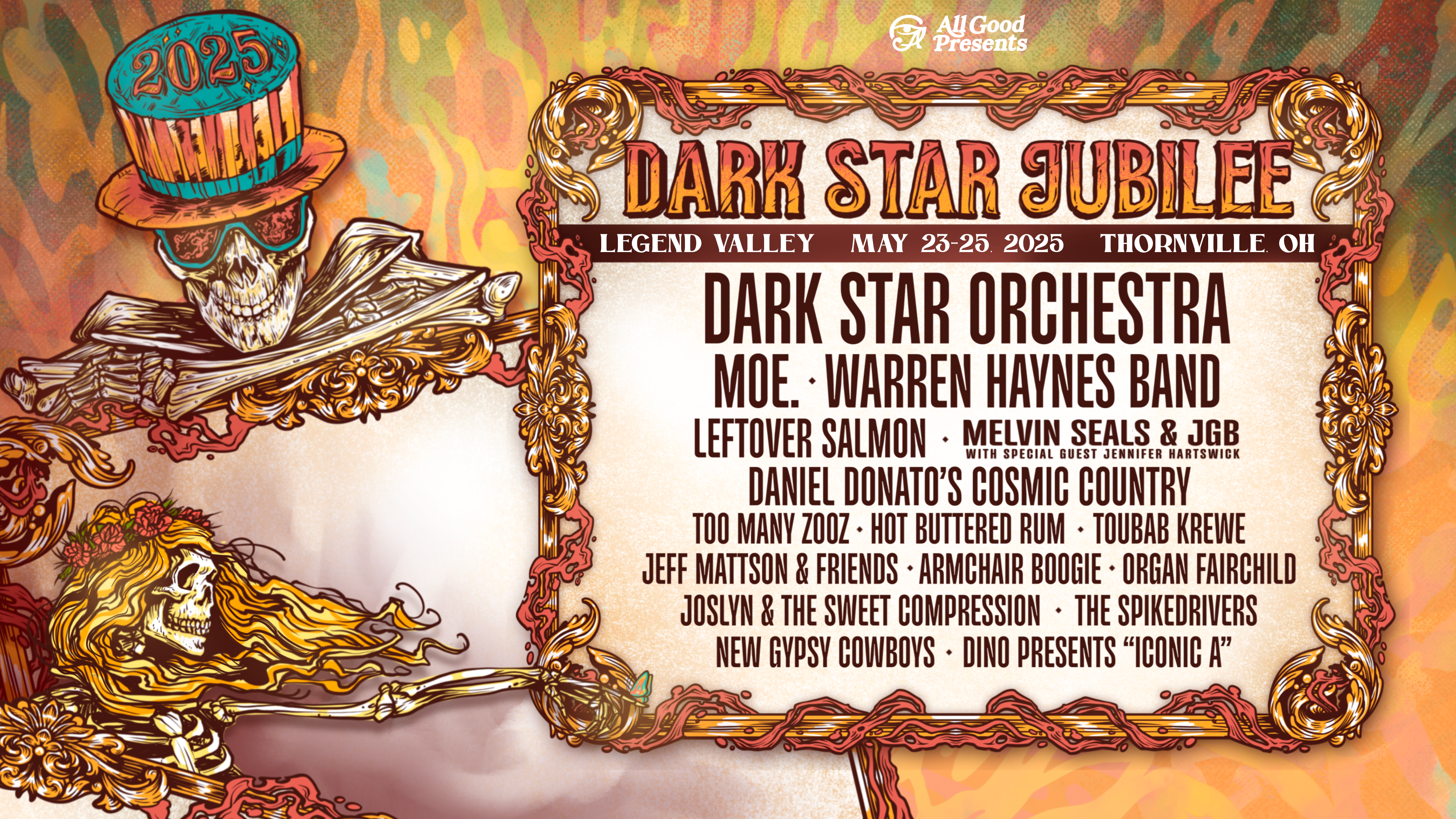 Dark Star Jubilee 2025 Line Up Announced! | All Good Presents