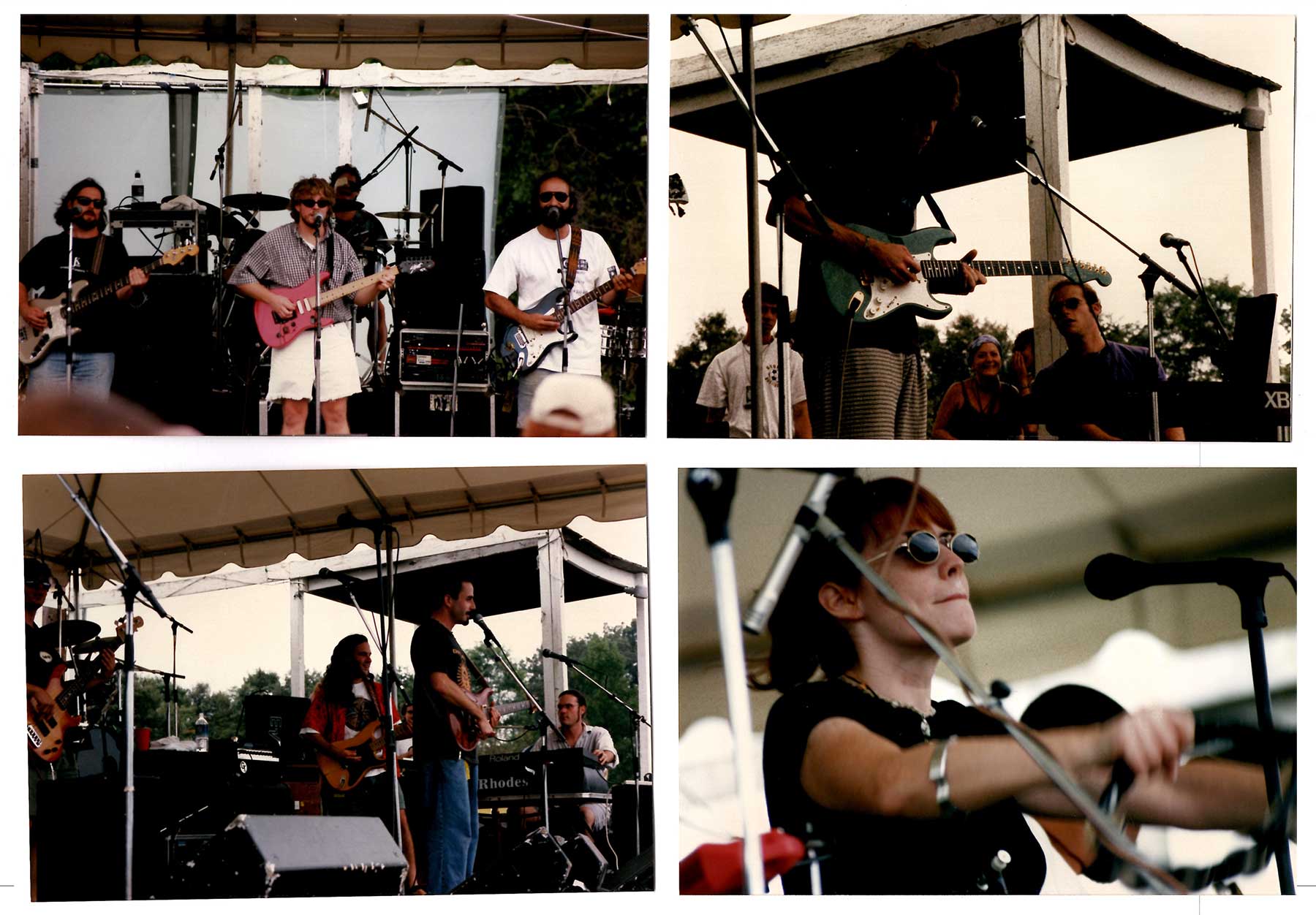 Juggling Suns, Jay Jay, The Disco Biscuits, Day By The River Wilmer’s Park 1997 - Photos by Dave Sklarin