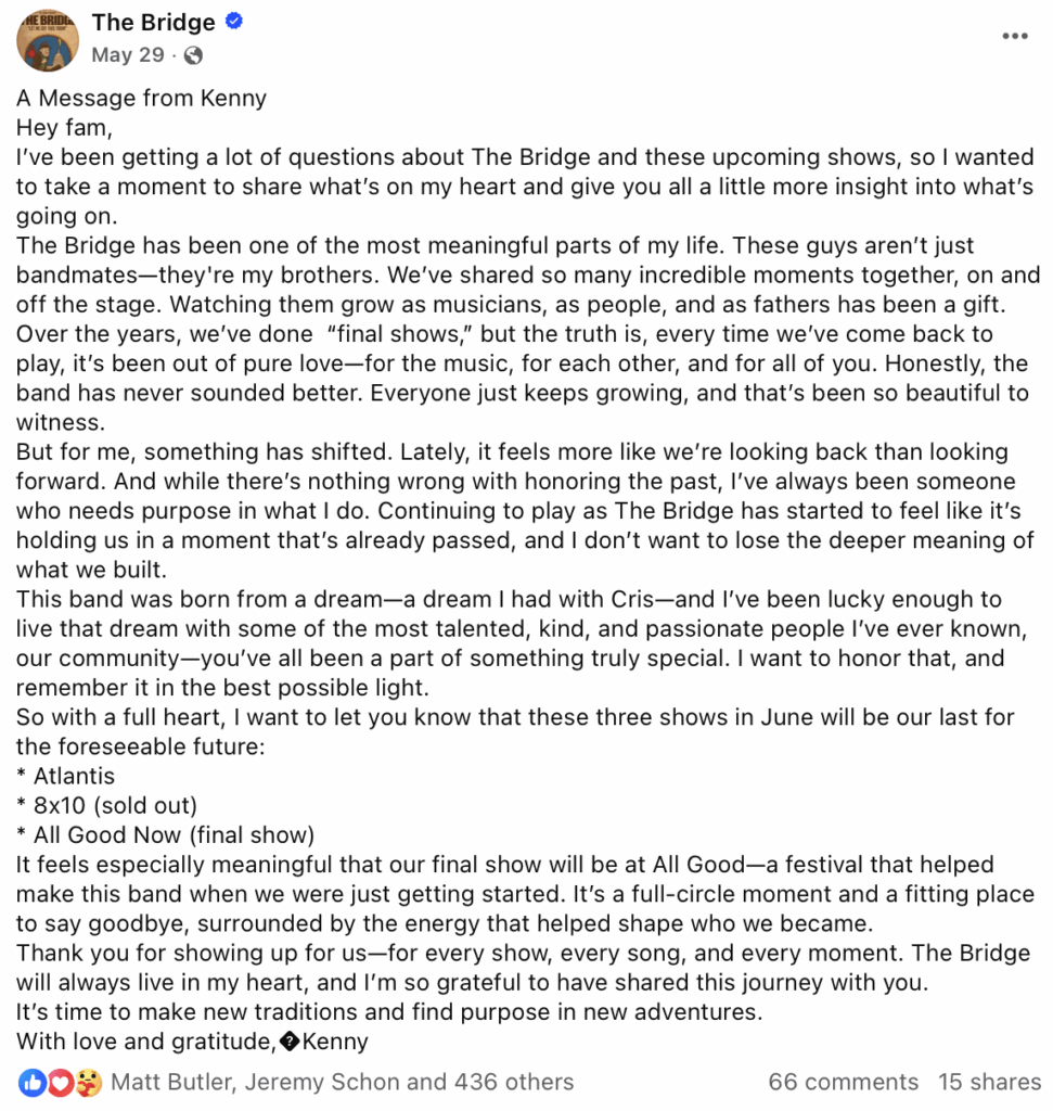 Thank you to The Bridge